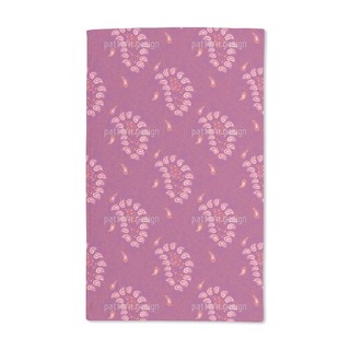 Exotic Tendrillars Purple Hand Towel (Set of 2)