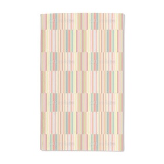 Multicolor Offset Stripes Hand Towel (Set of 2)