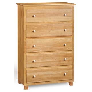 Atlantic Natural Maple 48-inch 5-drawer Chest