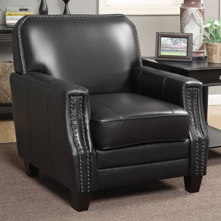 Full-grain Leather Club Arm Chair