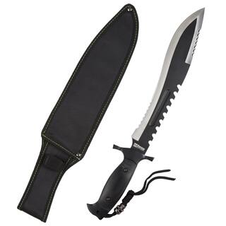 Whetstone 16" Bowie Knife - Full Tang Stainless Steel Drop Point Blade