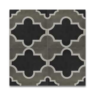 Lantern Multicolor Handmade Cement 8 x 8-inch Moroccan Floor and Wall Tile (Pack of 12)