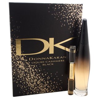 Donna Karan Liquid Cashmere Black Women's 2-piece Gift Set