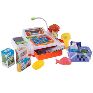 Hey! Play! Pretend Electronic Cash Register with Real Sounds & Functions