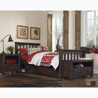 Highlands Collection Harpo Espresso Twin Bed