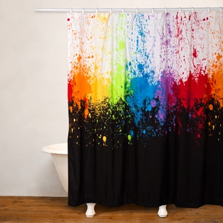 Crayola Cosmic Burst Water Repellent Shower Curtain