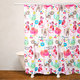 Crayola Purrty Cat No Liner Shower Curtain - Thumbnail 0
