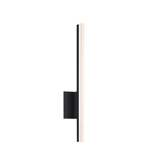 Sonneman Lighting Stiletto Satin Black 24-inch LED Wall Sconce/Bath Bar