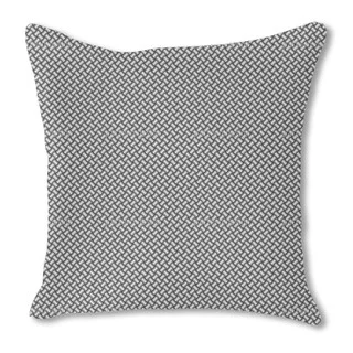 Metal Weave Burlap Pillow Double Sided