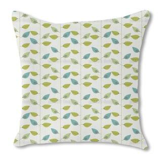 Leaf on Strings Burlap Pillow Double Sided