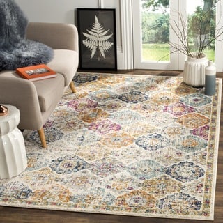 The Curated Nomad Bernal Vintage Bohemian Cream/Multi Rug (4' x 6')