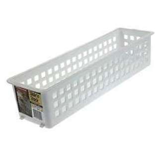 Rubbermaid 5580RDWHT 5-inch Slide'N Stack Stacking Basket
