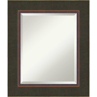 Bathroom Mirror Medium, Fits Standard 24-inch to 28-inch Cabinet, Milano Bronze 23 x 27-inch