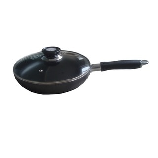 Wee's Beyond Black Aluminum 8-inch Nonstick Fry Pan With Lid
