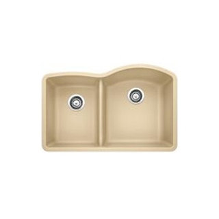Blanco Diamond Biscotti Granite Low-divide Undermount Double-basin Kitchen Sink