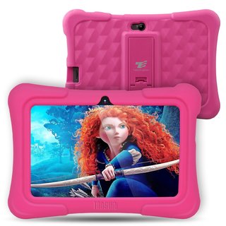 Tablet Express Dragon Touch Y88X Plus Kids 7" Tablet Disney Edition, Kidoz Pre-Installed, Android 5. 1, Pink