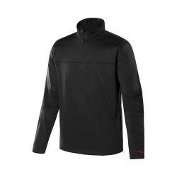 Men's Terramar Military 1/4 Zip T-Shirt Black