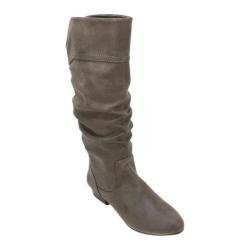 Women's Cliffs by White Mountain Fighter Slouch Boot Stone Sueded Smooth Synthetic