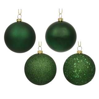 Emerald 4 Assorted-finish 2.75-inch Ornaments (Pack of 20)