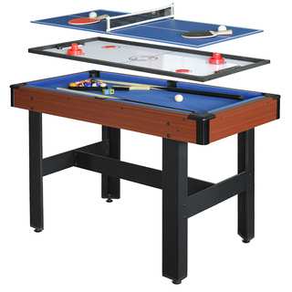 Triad Blue MDF 48-inch 3-in-1 Multi-game Table