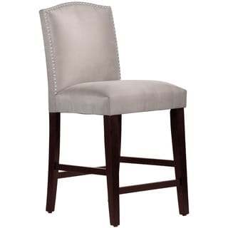 Skyline Furniture Premier Platinum Nail Button Arched Counter Stool