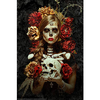 Daveed Benito 'Flores de la Muerte' Fine Art Giclee