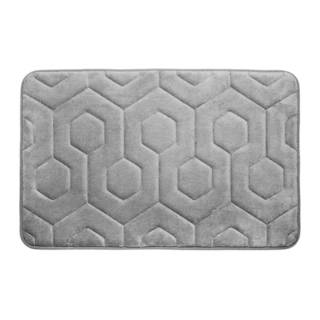 Hexagon Memory Foam 17 in. x 24 in. Bath Mat w/ BounceComfort Technology