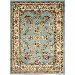 Sweet Home King Collection Oriental Mahal Blue Teal Area Rug (7'10 x 9'10)