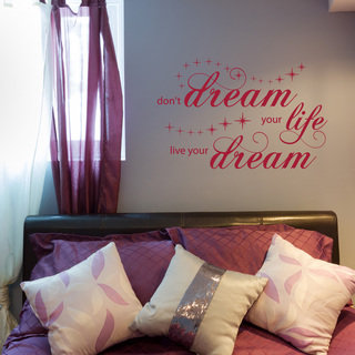 'Live Your Dream' Removable Wall Decal