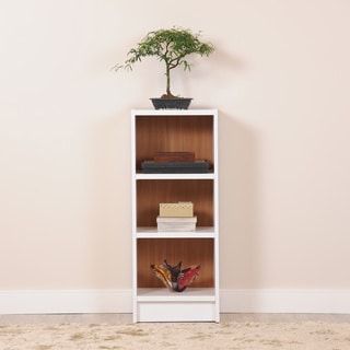 Manhattan Comfort Greenwich 3- Shelf Narrow Tall 1.0 Bookcase