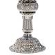Chrome and Crystal 26-inch High Table Lamp