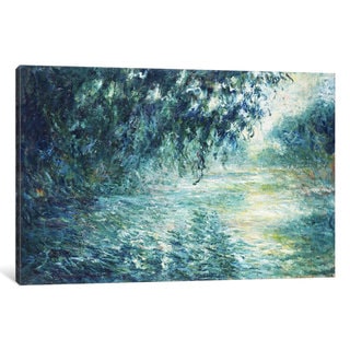 iCanvas Morning on the Seine, near Giverny by Claude Monet Canvas Print