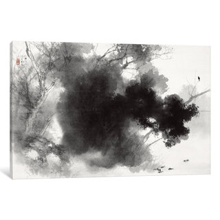 iCanvas Birds at Roost by Takeuchi Seiho Canvas Print