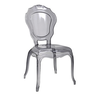Fidora Transparent Gray Side Chair