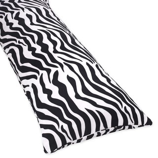Sweet Jojo Designs Purple Funky Zebra Body Pillow Case