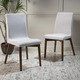 Orrin Mid-Century Fabric Dining Chair (Set of 2) by Christopher Knight Home