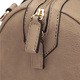 Dasein Structured  Front Snap Lock Accent Satchel Handbag