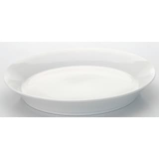 Concavo White Porcelain 11-inch Pasta Plate