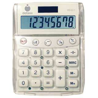 Datexx DD-611 Big Number Dual Power Desktop Calculator