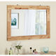 Simple Living Tokyo Natural-finish Beech/Rubberwood Mirror