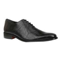 Men's Giorgio Brutini Carack Plain Toe Oxford Black Leather