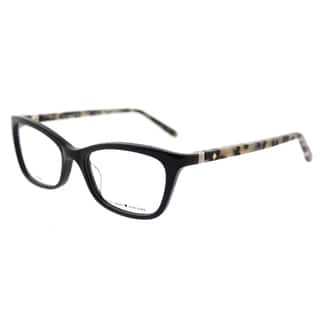 Kate Spade KS Delacy 7KI Black Havana Plastic 52-millimeter Cat-eye Eyeglasses