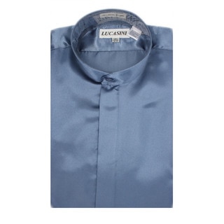 Ferrecci Men's Satine Mandarin Banded-collar Dress Shirt