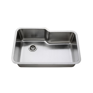 Stainless Steel 16-gauge Double Unequal Sink
