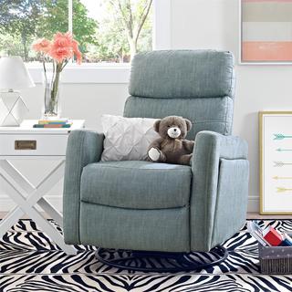 Baby Relax Alexis Grey Swivel Gliding Recliner
