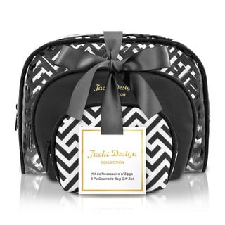 Jacki Design Contour 3-piece Cosmetic Bag Set