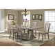 Picket House Flynn Dining Table & 6 Wooden Side Chairs