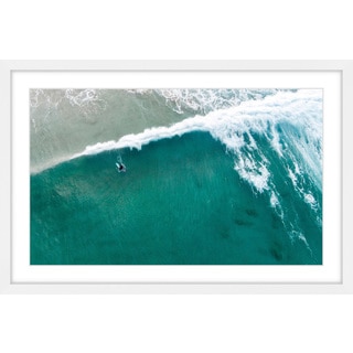 Marmont Hill - 'Riding the Wave' by Karolis Janulis Framed Painting Print