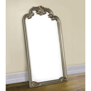 Selections by Chaumont Arabella Leaner Pewter Wood and Glass Wall Mirror