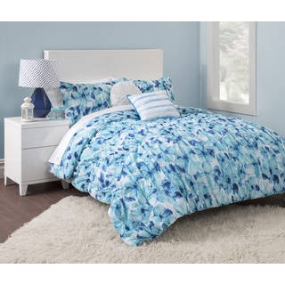 Seventeen Cerulean Floral 5-piece Comforter Set